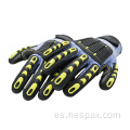 Hespax mecánico anti impacto TPR guantes anti -corte